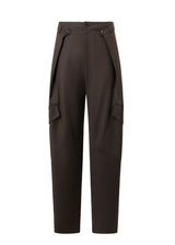 Pantalón cargo marrón chocolate