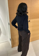 Pantalón cargo marrón chocolate