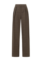 Pantalón cuadritos marrón