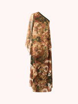 Vestido estampado asimétrico
