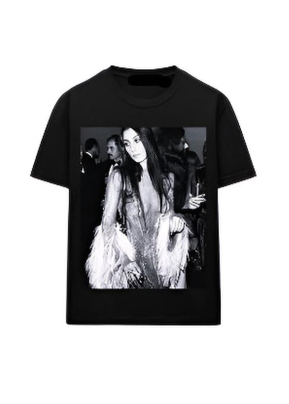 Camiseta Cher app negra