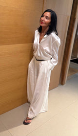 Pantalon falda blanco