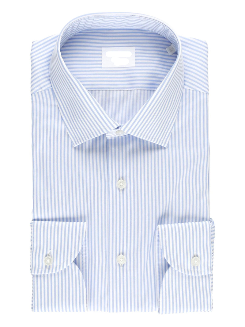 Camisa de rayas azul
