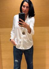 Camisa blanca de Seda