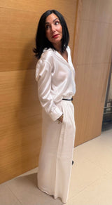 Pantalon falda blanco