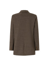 Americana cuadritos marrón