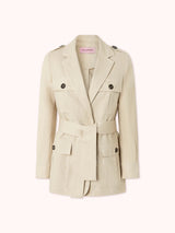 Blazer Sahariana lino natural