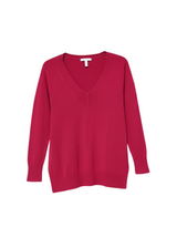 Jersey de pico granate