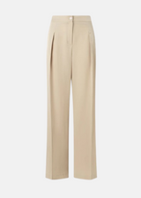 Pantalón  beige  claro