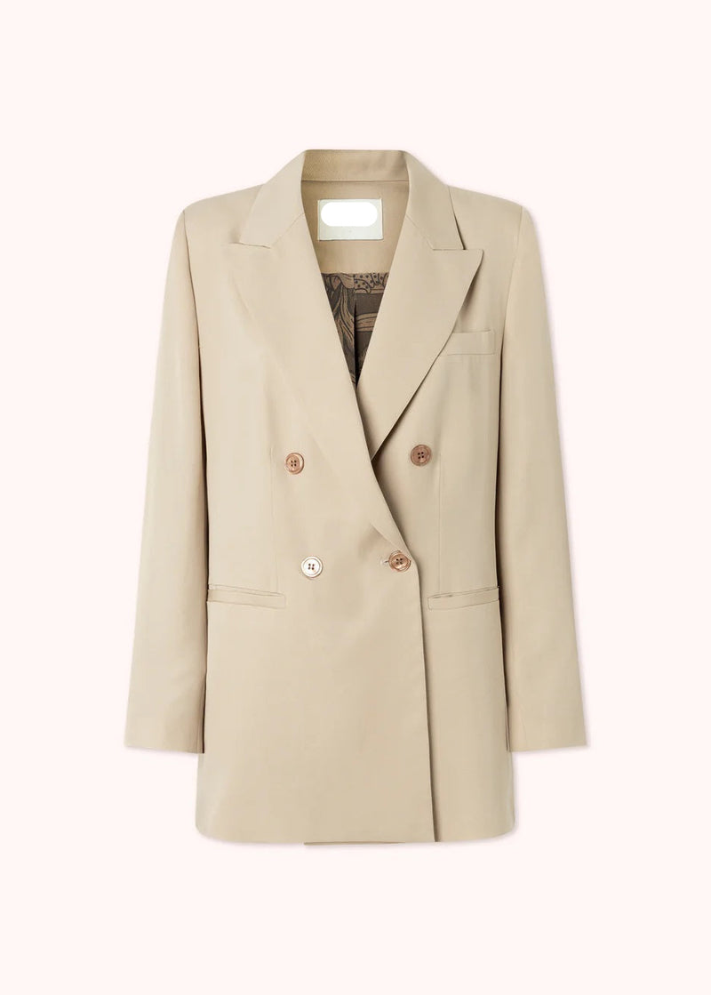 Blazer beige claro