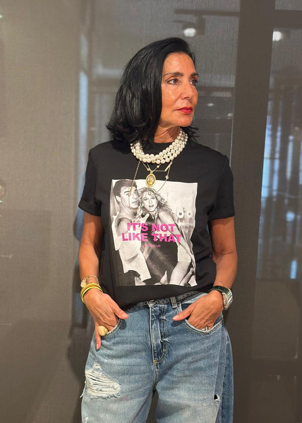 Camiseta not negra