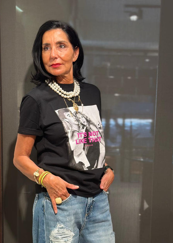Camiseta not negra