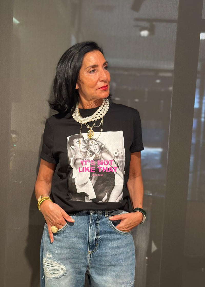Camiseta not negra