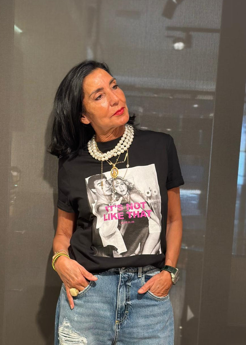Camiseta not negra