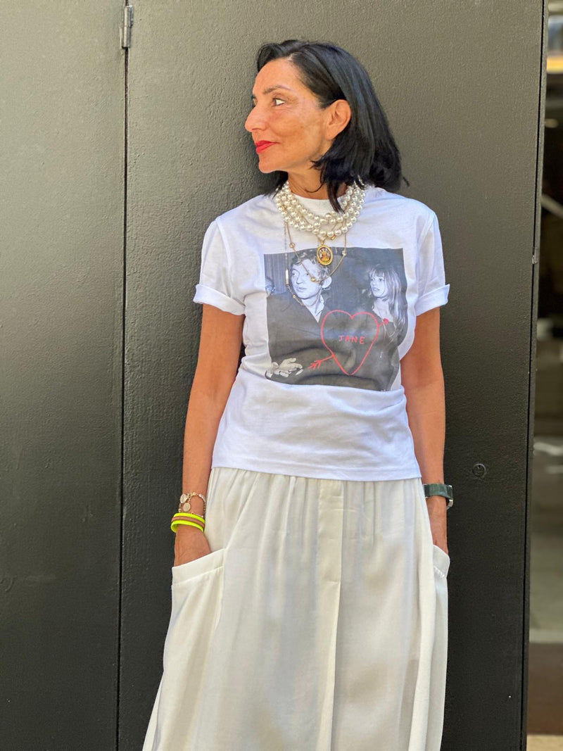 Camiseta birkin blanca