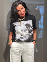 Camiseta blond negra