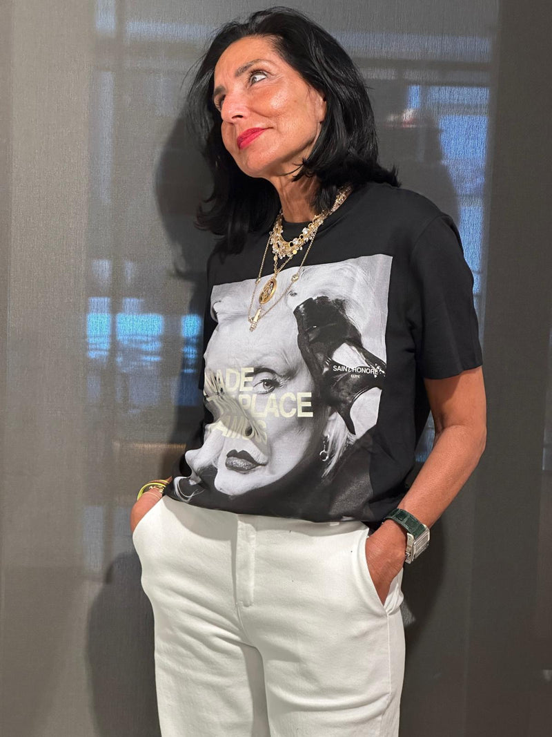 Camiseta blond negra