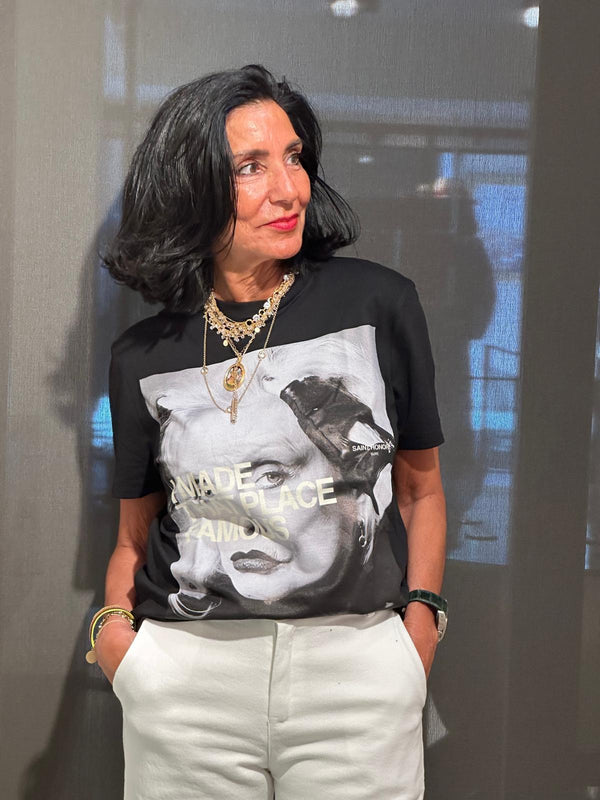 Camiseta blond negra