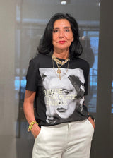 Camiseta blond negra
