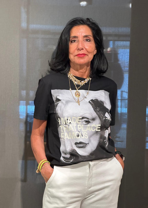 Camiseta blond negra