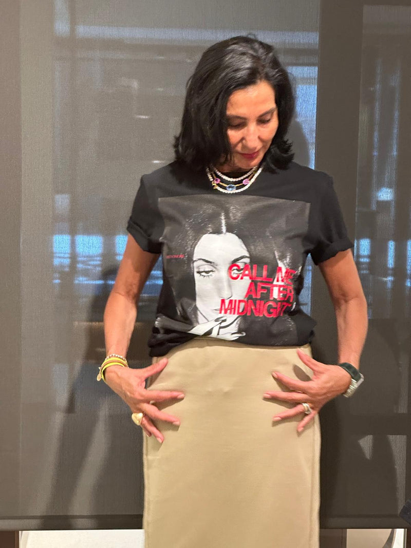 Camiseta Cher negra