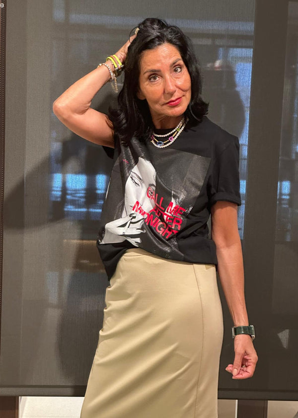 Camiseta Cher negra