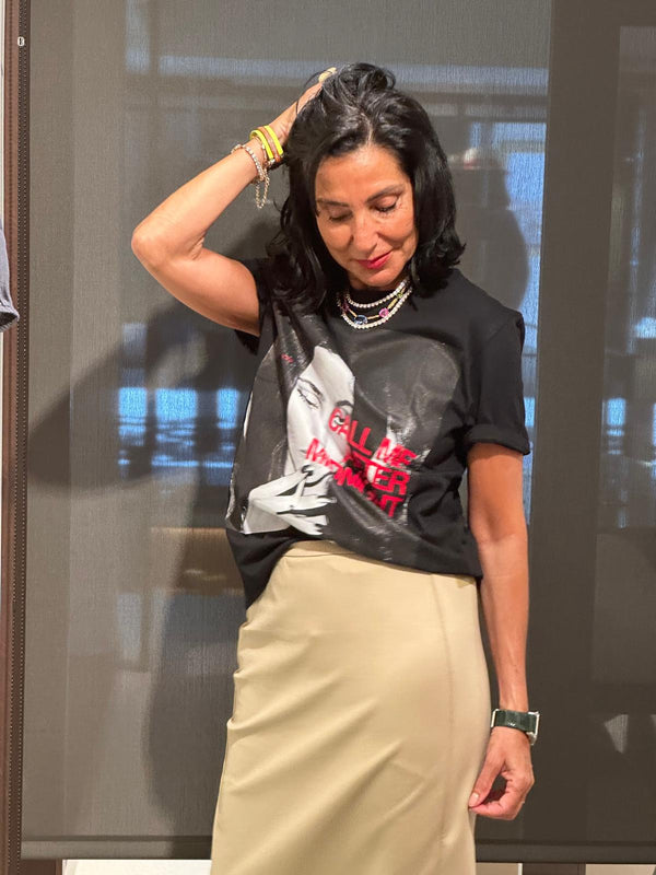 Camiseta Cher negra