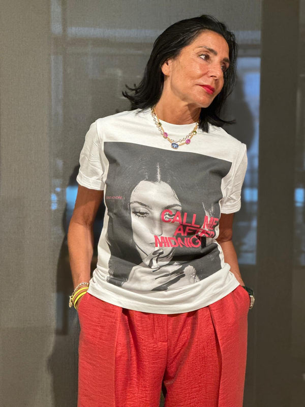Camiseta Cher blanca