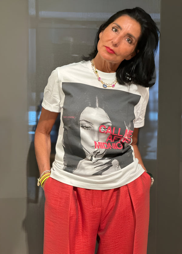 Camiseta Cher blanca