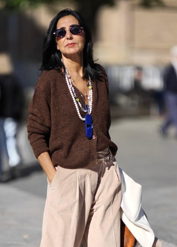 Chaqueta corta marrón