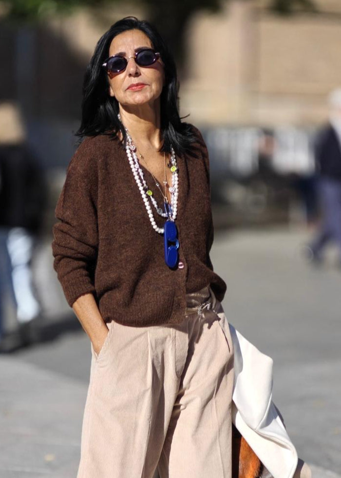 Chaqueta corta marrón