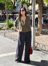 Pantalón negro  amplio