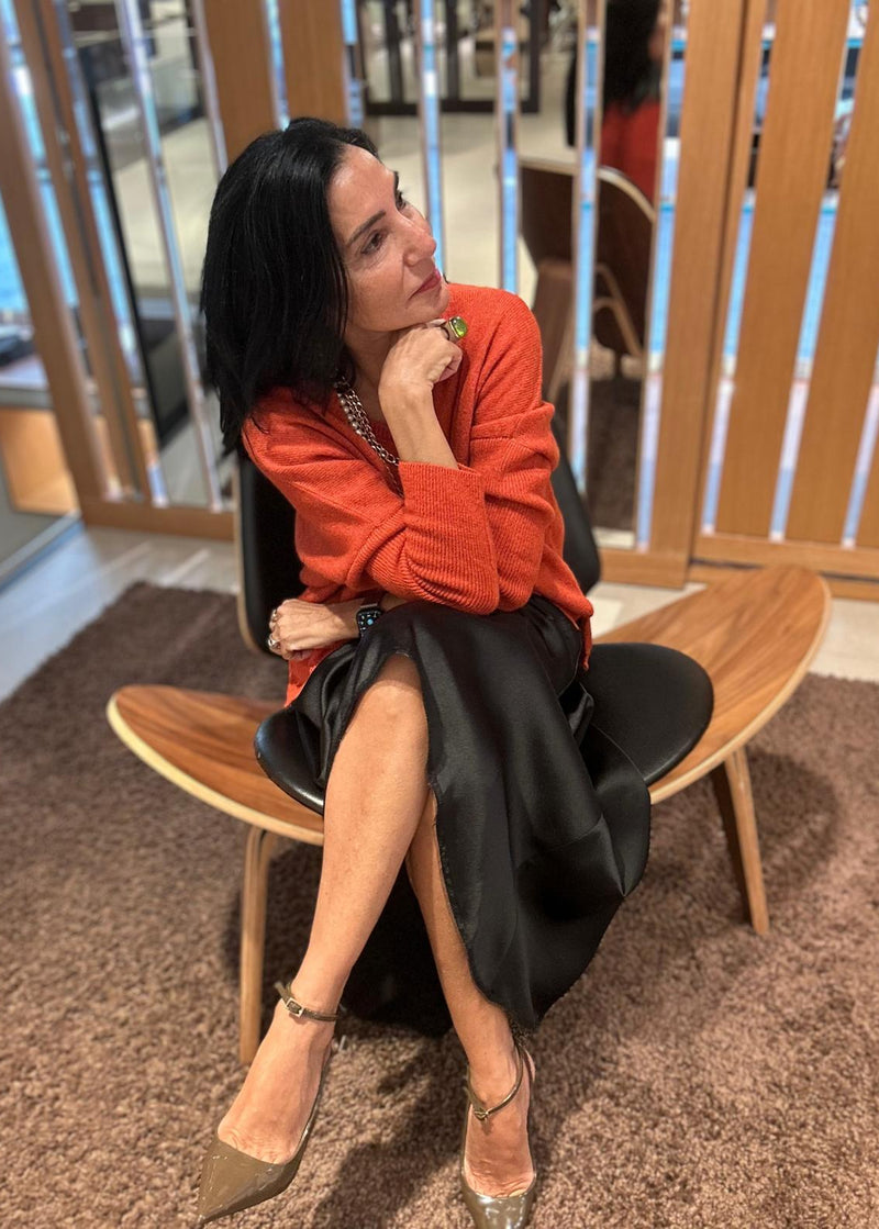 Jersey de pico naranja over