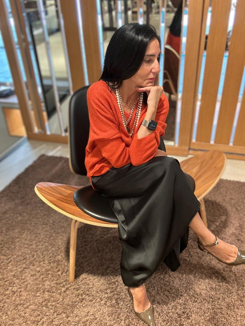 Jersey de pico naranja over