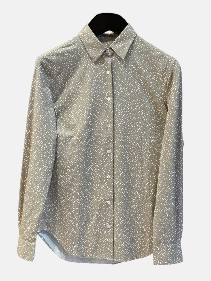 Beige shirt with continuous dots