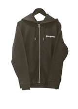 Sudadera negra con cremallera