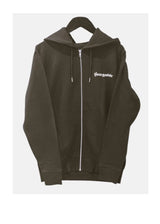 Sudadera negra con cremallera