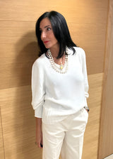 Jersey de pico blanco