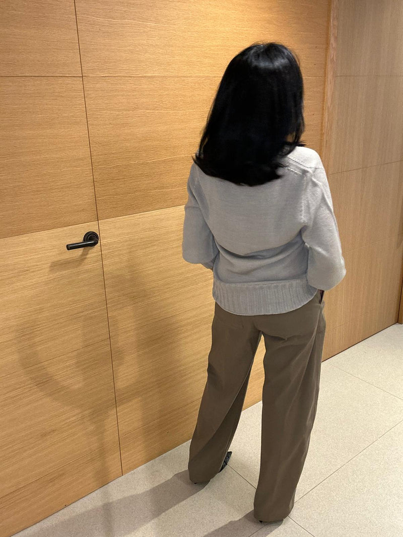 Pantalón verde musgo cargo