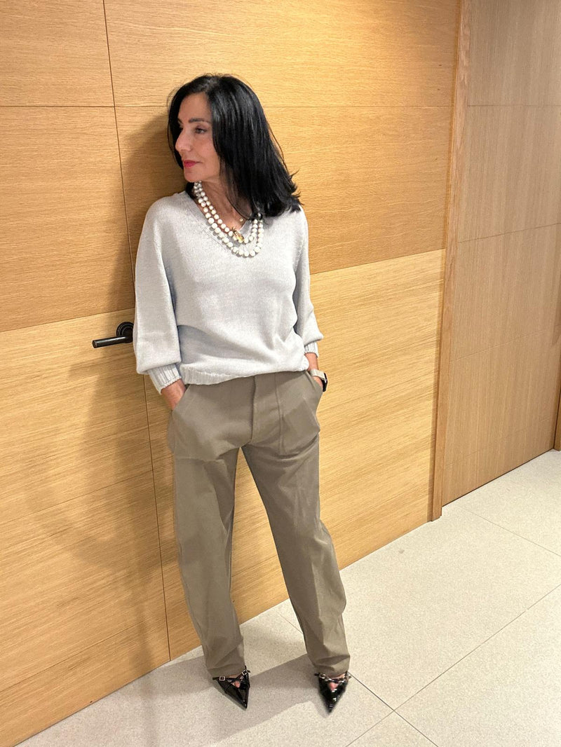 Pantalón verde musgo cargo