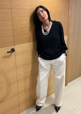 Pantalón crudo cargo