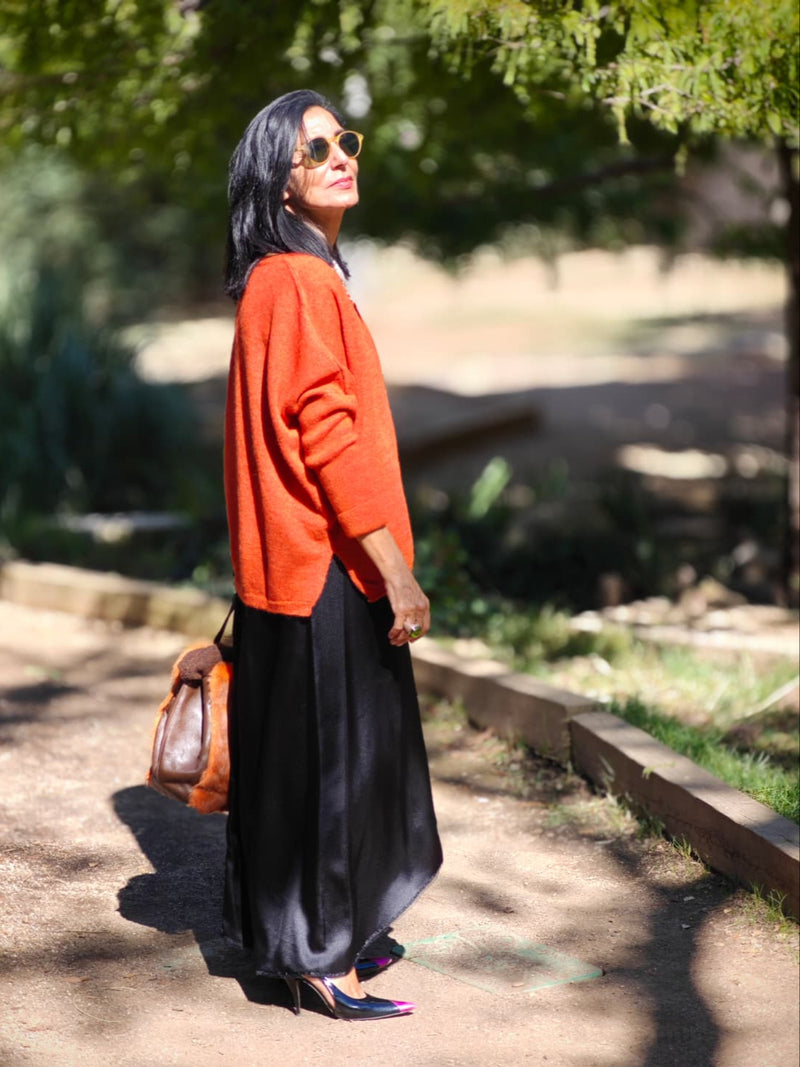 Jersey de pico naranja over