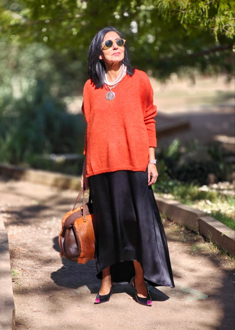 Jersey de pico naranja over