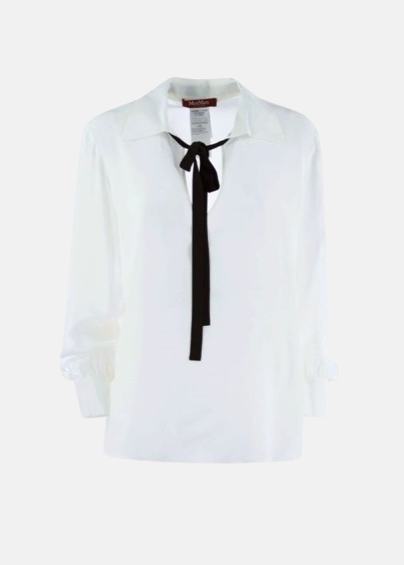 Camisa blanca seda