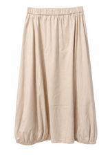 Falda Abullonada Beige