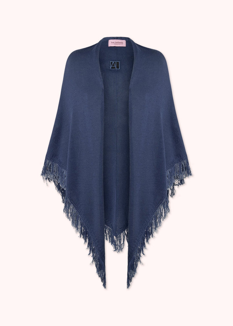 Chal azul cobalto