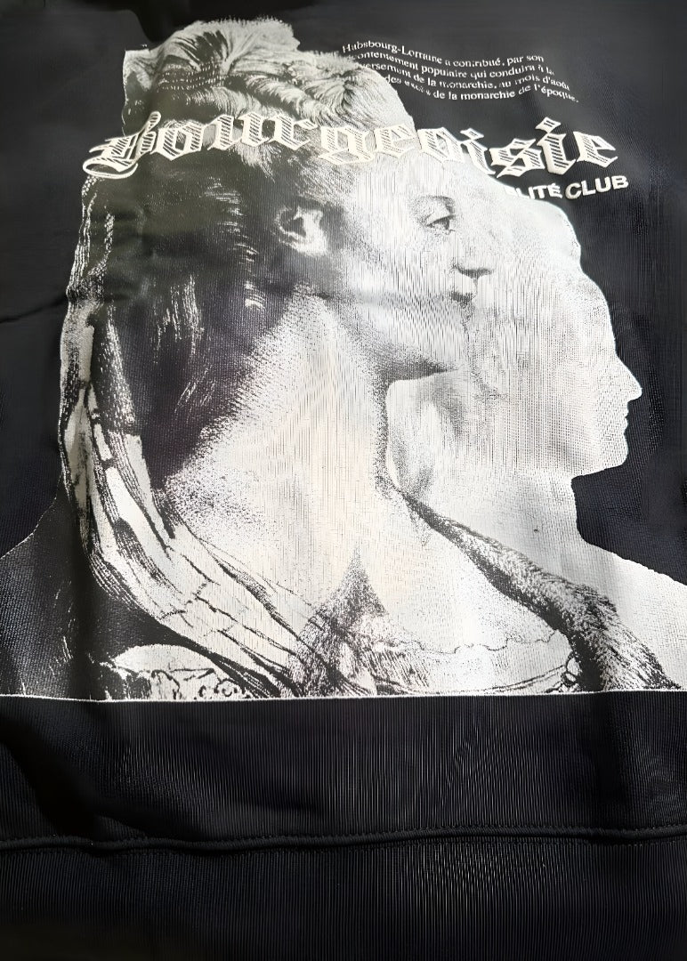 Sudadera negra con cremallera