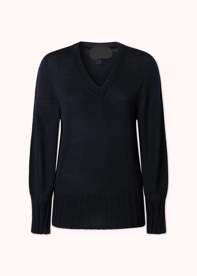 Jersey de pico azul marino