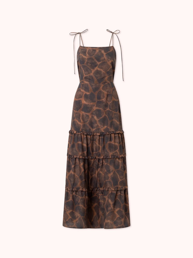 Vestido de aguas marrón
