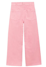 Jeans rosa.